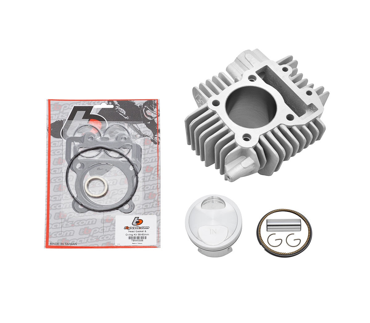 TB Parts 60mm Bore Kit - V2 High Compression - Race Head Only KLX/YX/ZS